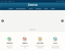 Tablet Screenshot of enersa.com.ar